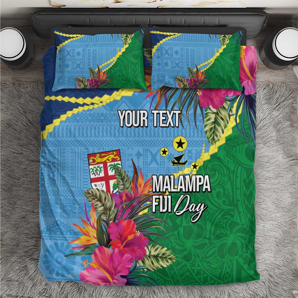 Personalized Malampa Fiji Day Together We Grow Bedding Set Special Tapa Mix - Polynesian Pride