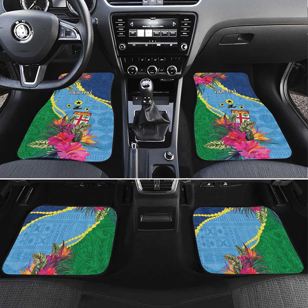 Personalized Malampa Fiji Day Together We Grow Car Mats Special Tapa Mix - Polynesian Pride