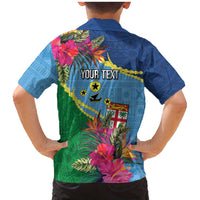 Personalized Malampa Fiji Day Together We Grow Family Matching Mermaid Dress and Hawaiian Shirt Special Tapa Mix - Polynesian Pride