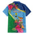 Personalized Malampa Fiji Day Together We Grow Family Matching Off Shoulder Maxi Dress and Hawaiian Shirt Special Tapa Mix - Polynesian Pride