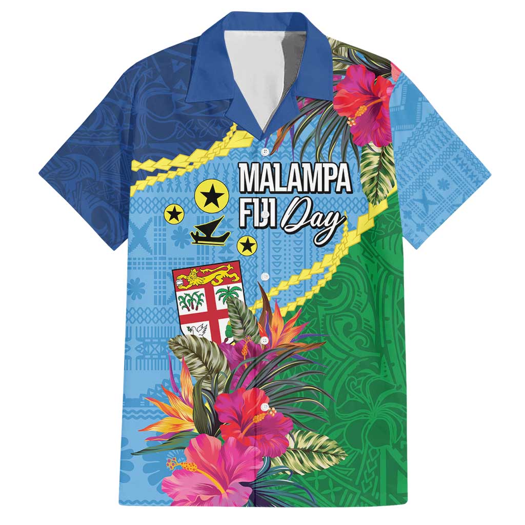 Personalized Malampa Fiji Day Together We Grow Family Matching Short Sleeve Bodycon Dress and Hawaiian Shirt Special Tapa Mix - Polynesian Pride