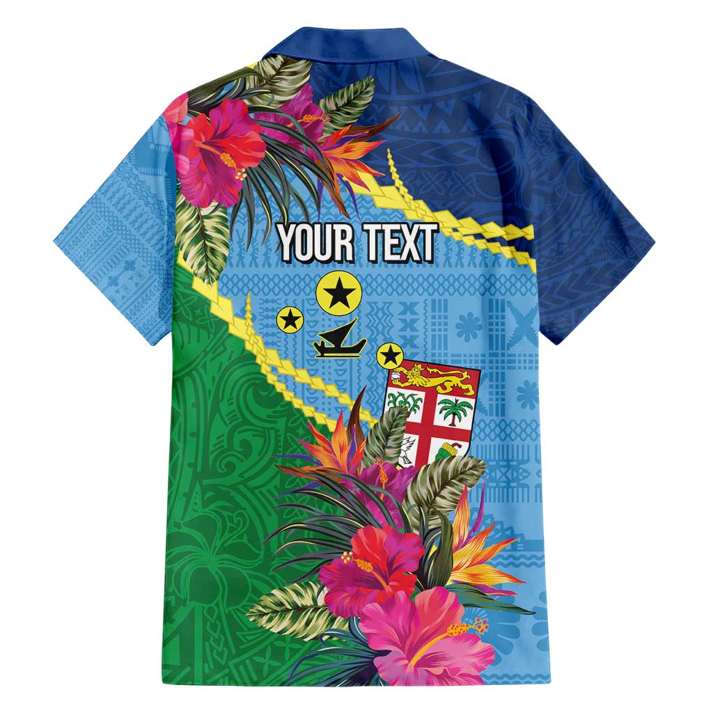 Personalized Malampa Fiji Day Together We Grow Family Matching Short Sleeve Bodycon Dress and Hawaiian Shirt Special Tapa Mix - Polynesian Pride