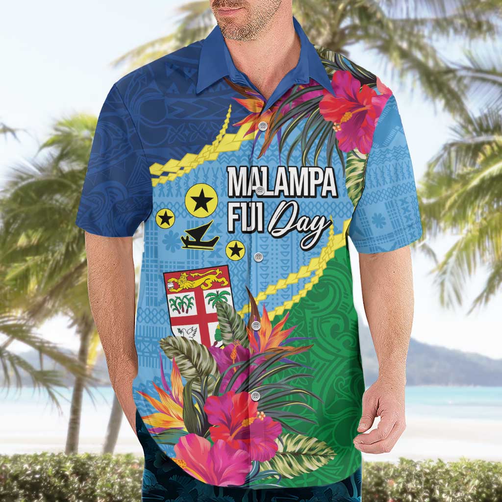 Personalized Malampa Fiji Day Together We Grow Hawaiian Shirt Special Tapa Mix - Polynesian Pride