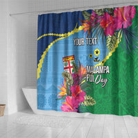 Personalized Malampa Fiji Day Together We Grow Shower Curtain Special Tapa Mix - Polynesian Pride