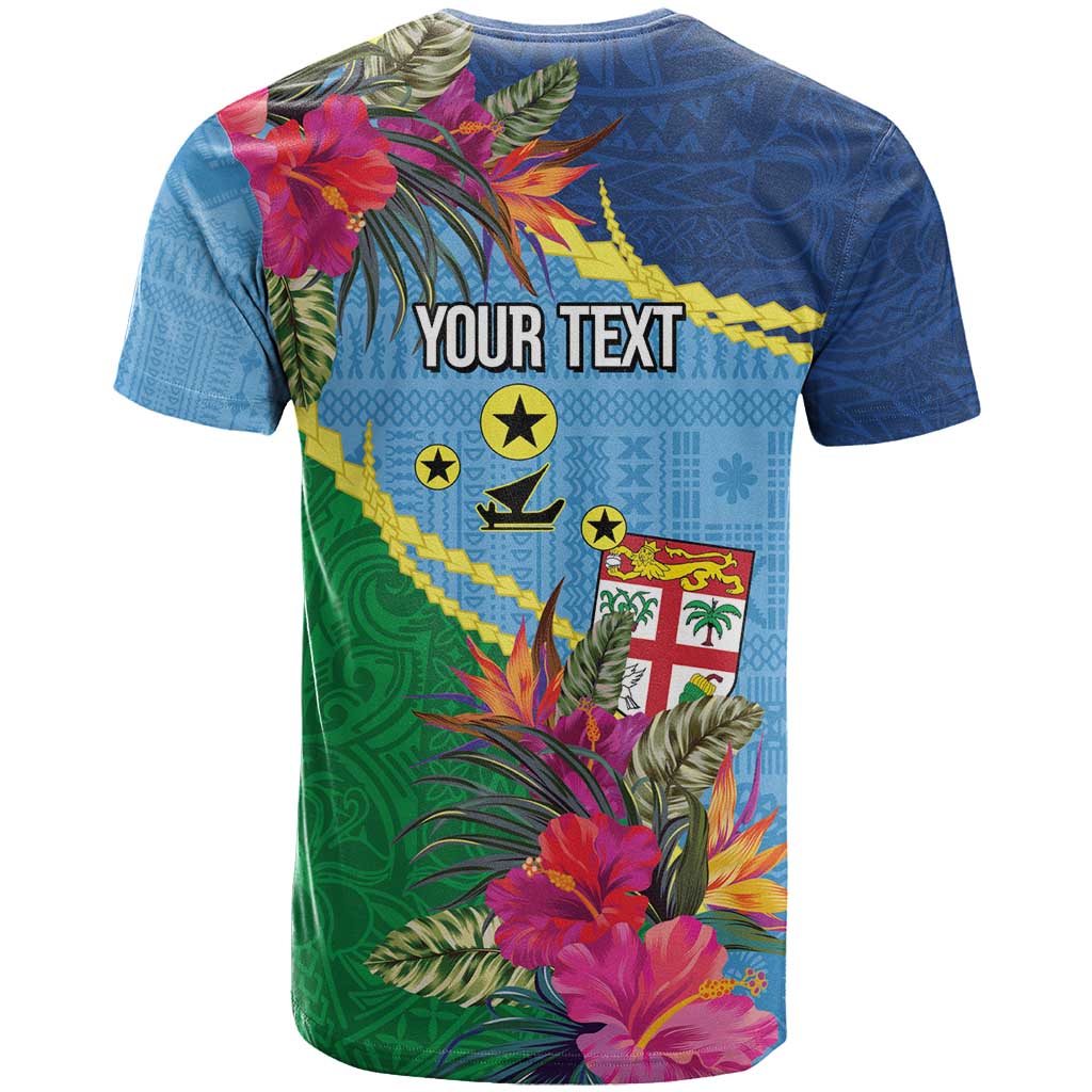 Personalized Malampa Fiji Day Together We Grow T Shirt Special Tapa Mix - Polynesian Pride