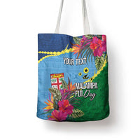 Personalized Malampa Fiji Day Together We Grow Tote Bag Special Tapa Mix - Polynesian Pride
