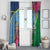 Personalized Malampa Fiji Day Together We Grow Window Curtain Special Tapa Mix - Polynesian Pride
