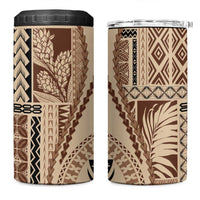 Samoa Siapo Motif 4 in 1 Can Cooler Tumbler Classic Style