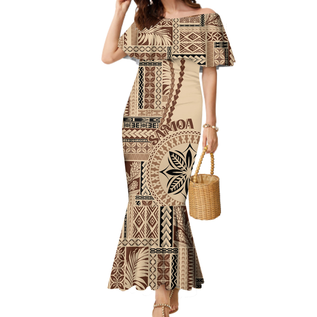 samoa-siapo-motif-family-matching-mermaid-dress-and-hawaiian-shirt-classic-style