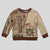 Samoa Siapo Motif Kid Ugly Christmas Sweater Classic Style LT7 Kid Beige - Polynesian Pride