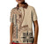 Samoa Siapo Motif Kid Polo Shirt Classic Style LT7 Kid Beige - Polynesian Pride