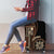 Samoa Siapo Motif Luggage Cover Classic Style - Black Ver LT7 - Polynesian Pride