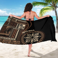 Samoa Siapo Motif Sarong Classic Style - Black Ver LT7 - Polynesian Pride