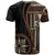 Samoa Siapo Motif T Shirt Classic Style - Black Ver LT7 - Polynesian Pride