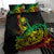 Personalised Reggae Jawaiian Festive Bedding Set Mix Polynesian