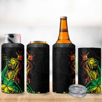 Personalised Reggae Jawaiian Festive 4 in 1 Can Cooler Tumbler Mix Polynesian
