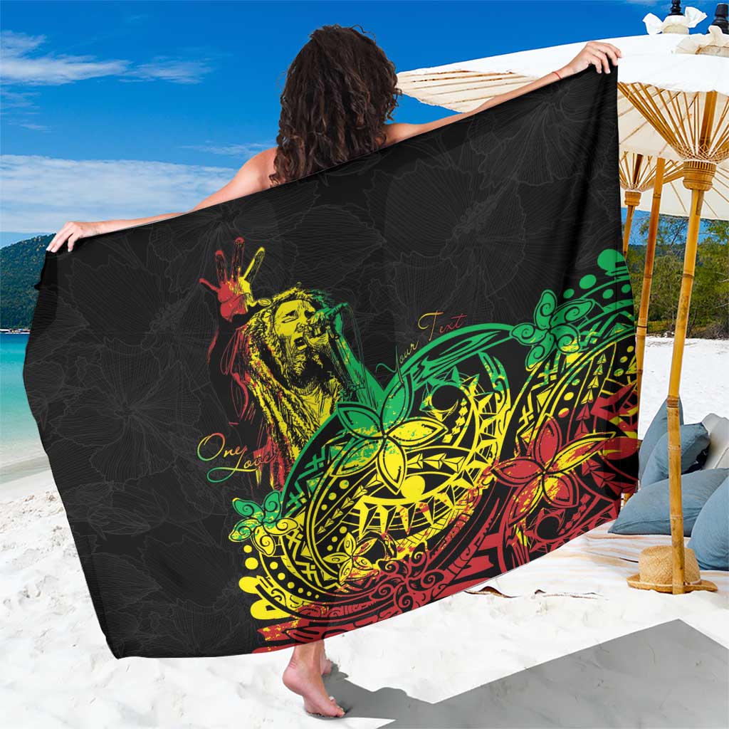 Personalised Reggae Jawaiian Festive Sarong Mix Polynesian LT7 One Size 44 x 66 inches Reggae - Polynesian Pride
