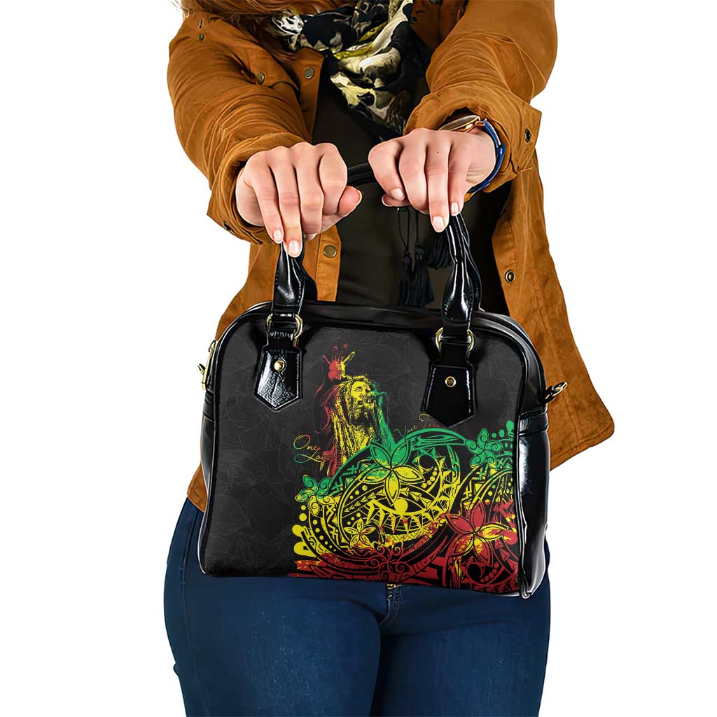 Personalised Reggae Jawaiian Festive Shoulder Handbag Mix Polynesian LT7 One Size Reggae - Polynesian Pride