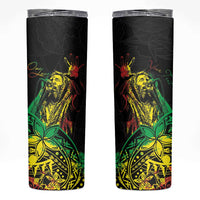 Personalised Reggae Jawaiian Festive Skinny Tumbler Mix Polynesian