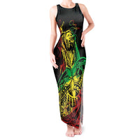 Personalised Reggae Jawaiian Festive Tank Maxi Dress Mix Polynesian