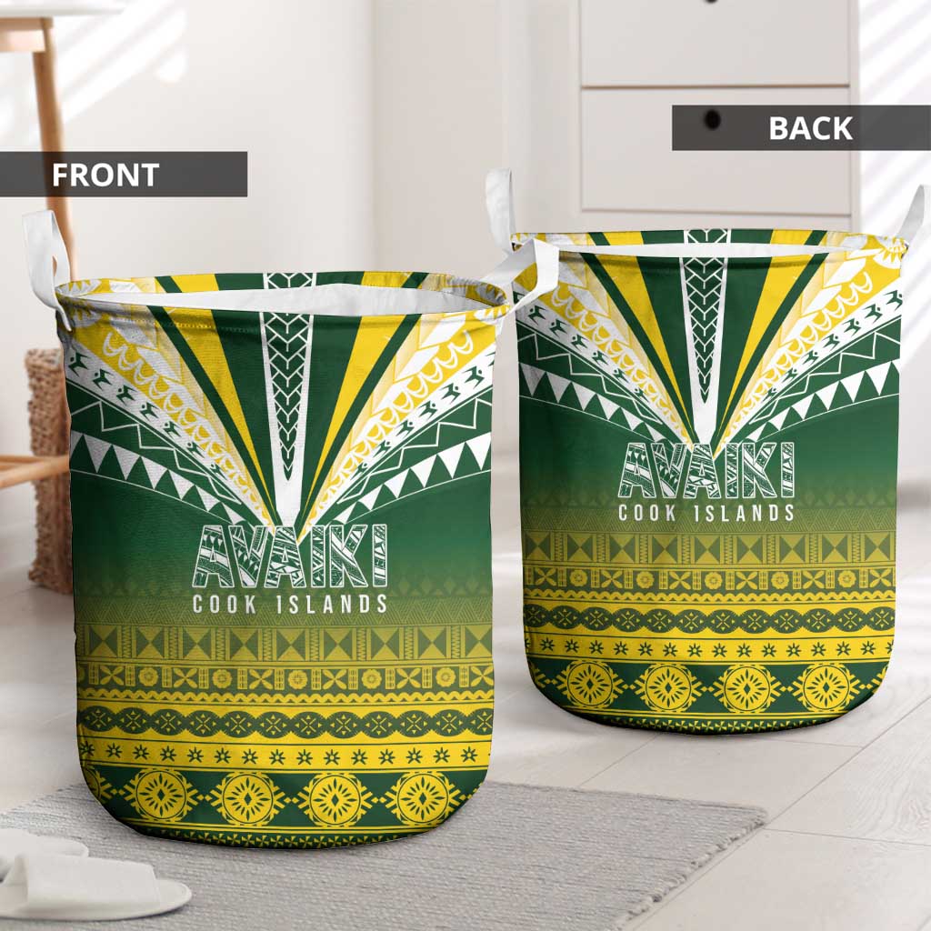 Cook Islands Rugby Laundry Basket Kuki Avaiki - Polynesian Pride