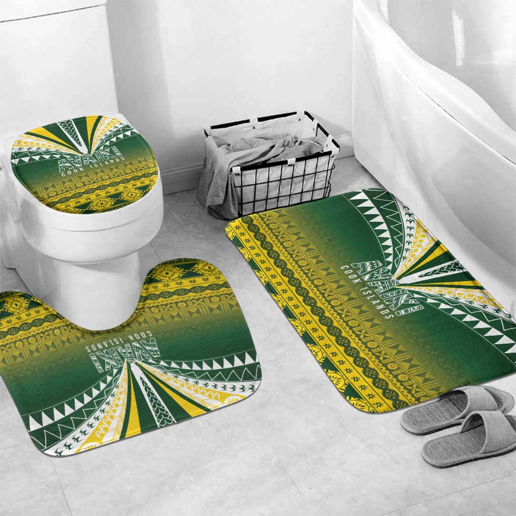 Cook Islands Rugby Bathroom Set Kuki Avaiki - Polynesian Pride