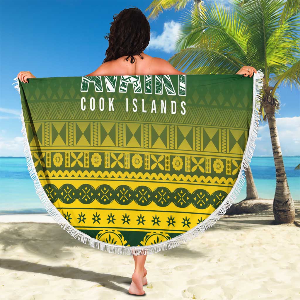 Cook Islands Rugby Beach Blanket Kuki Avaiki - Polynesian Pride