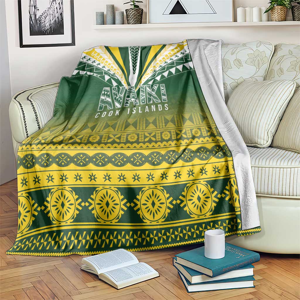 Cook Islands Rugby Blanket Kuki Avaiki - Polynesian Pride