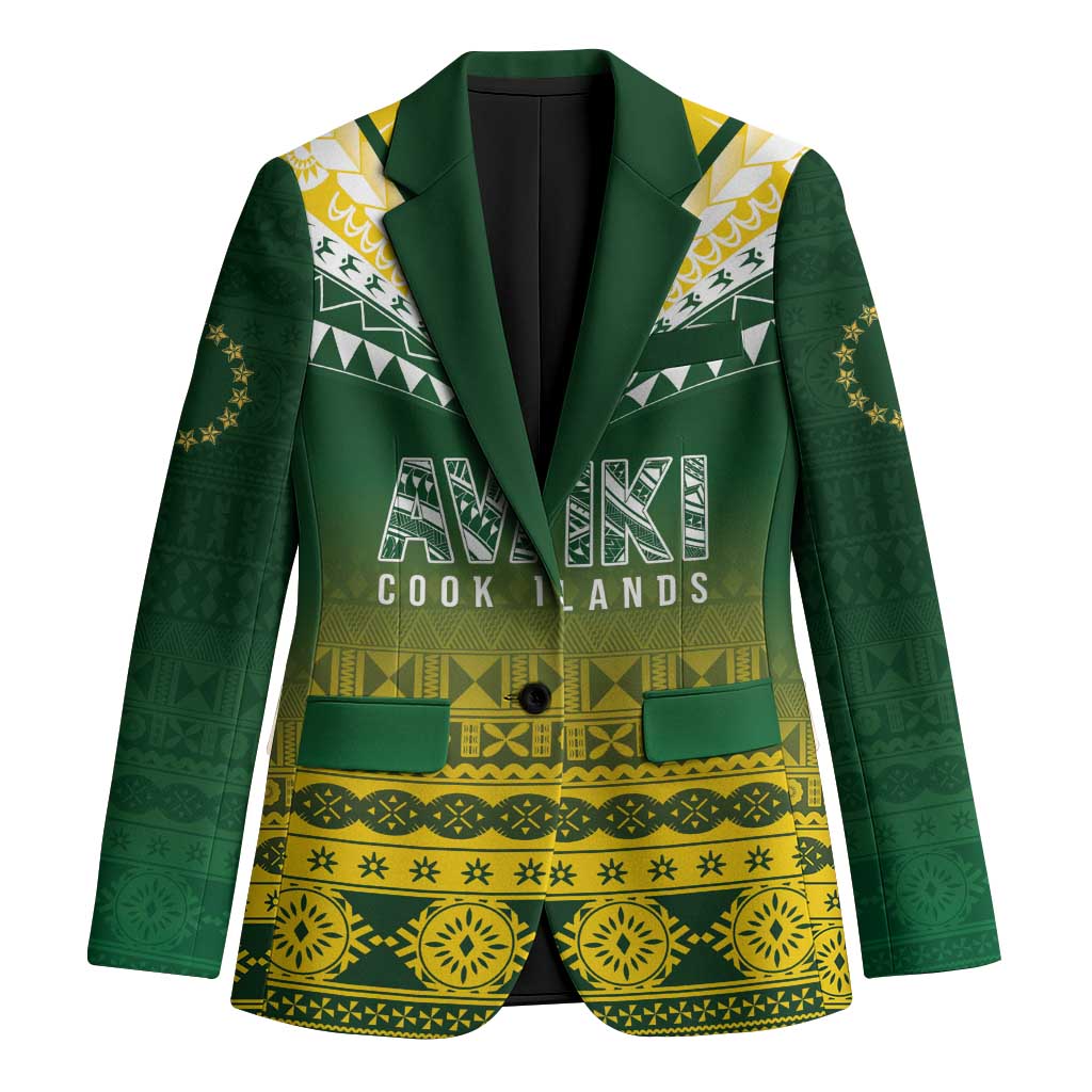 Cook Islands Rugby Custom Blazer Kuki Avaiki - Polynesian Pride