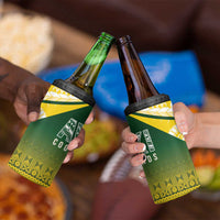 Cook Islands Rugby 4 in 1 Can Cooler Tumbler Kuki Avaiki - Polynesian Pride