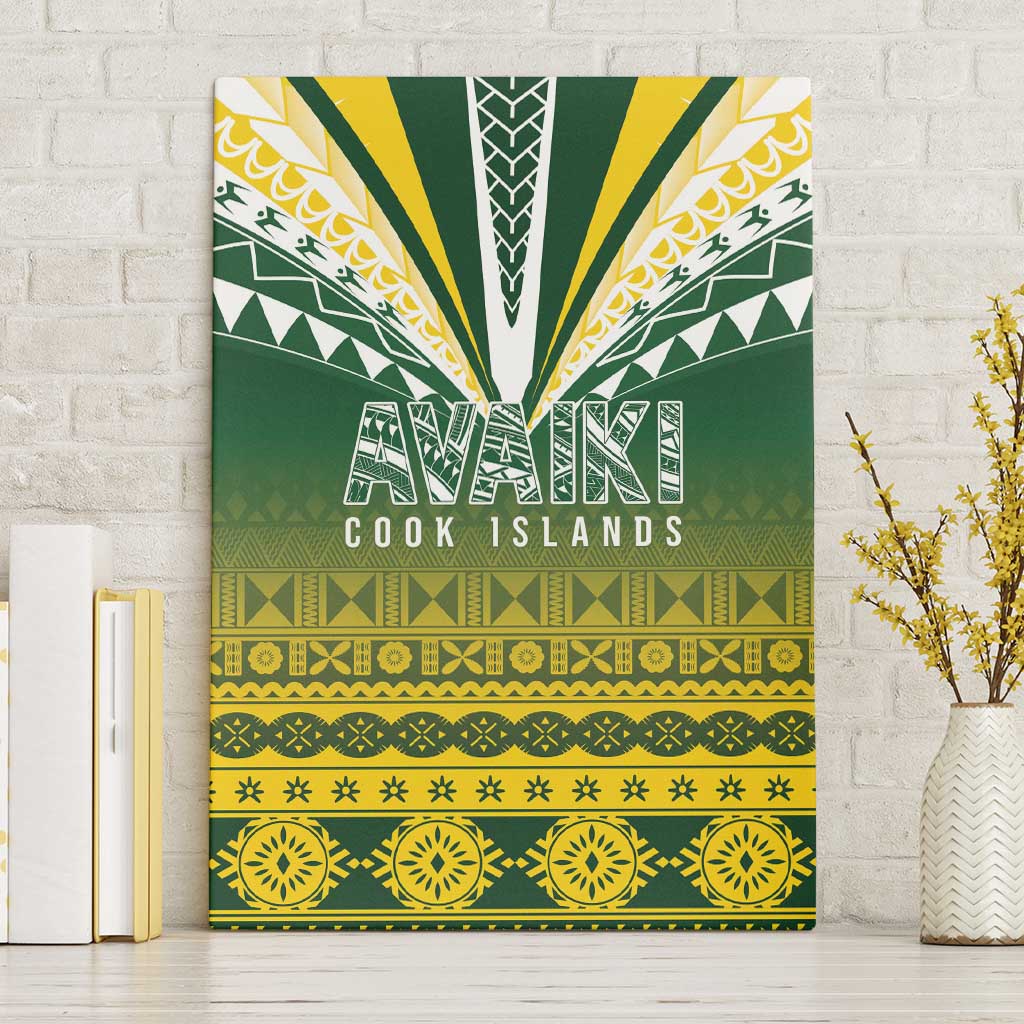 Cook Islands Rugby Canvas Wall Art Kuki Avaiki - Polynesian Pride