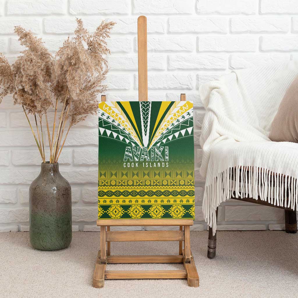 Cook Islands Rugby Canvas Wall Art Kuki Avaiki - Polynesian Pride