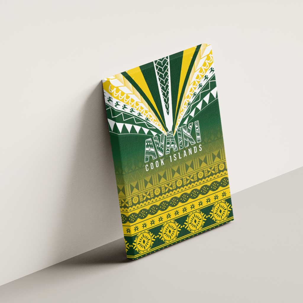 Cook Islands Rugby Canvas Wall Art Kuki Avaiki - Polynesian Pride