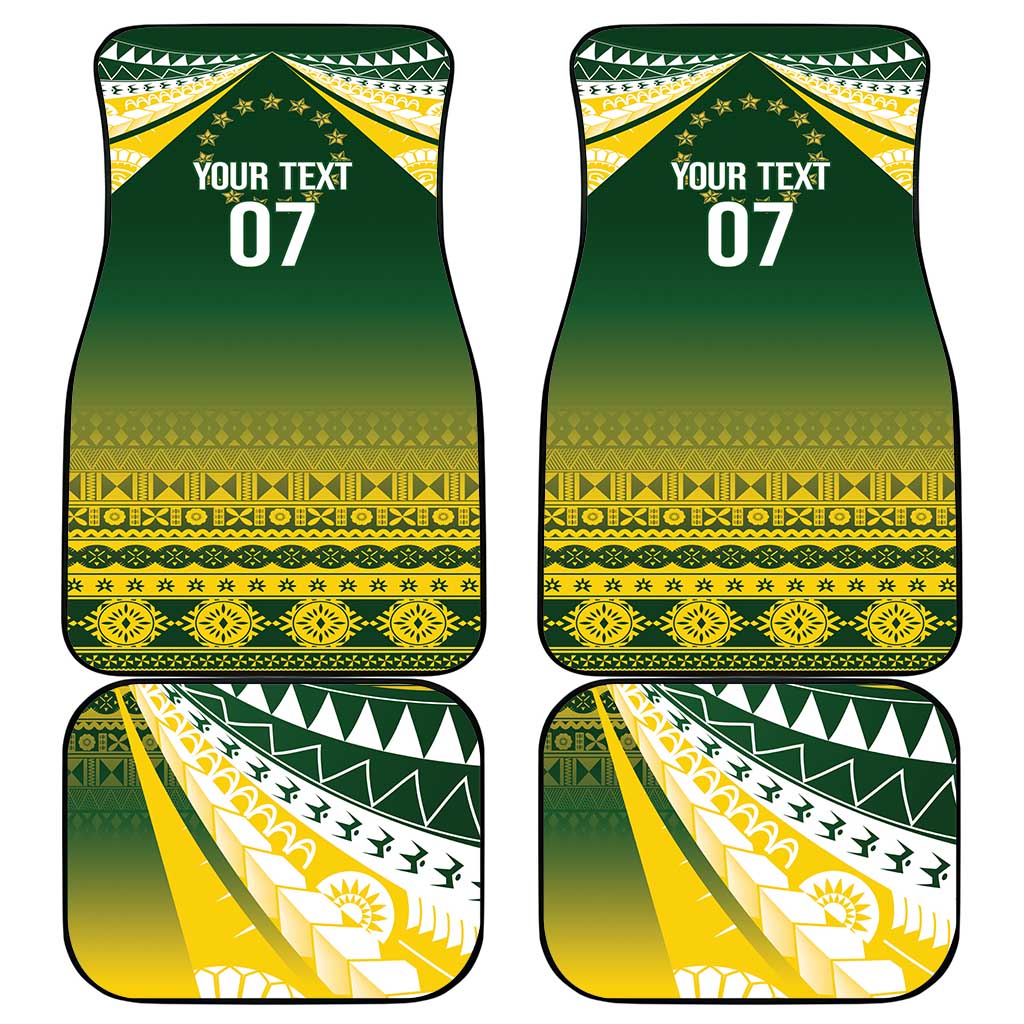 Cook Islands Rugby Custom Car Mats Kuki Avaiki - Polynesian Pride