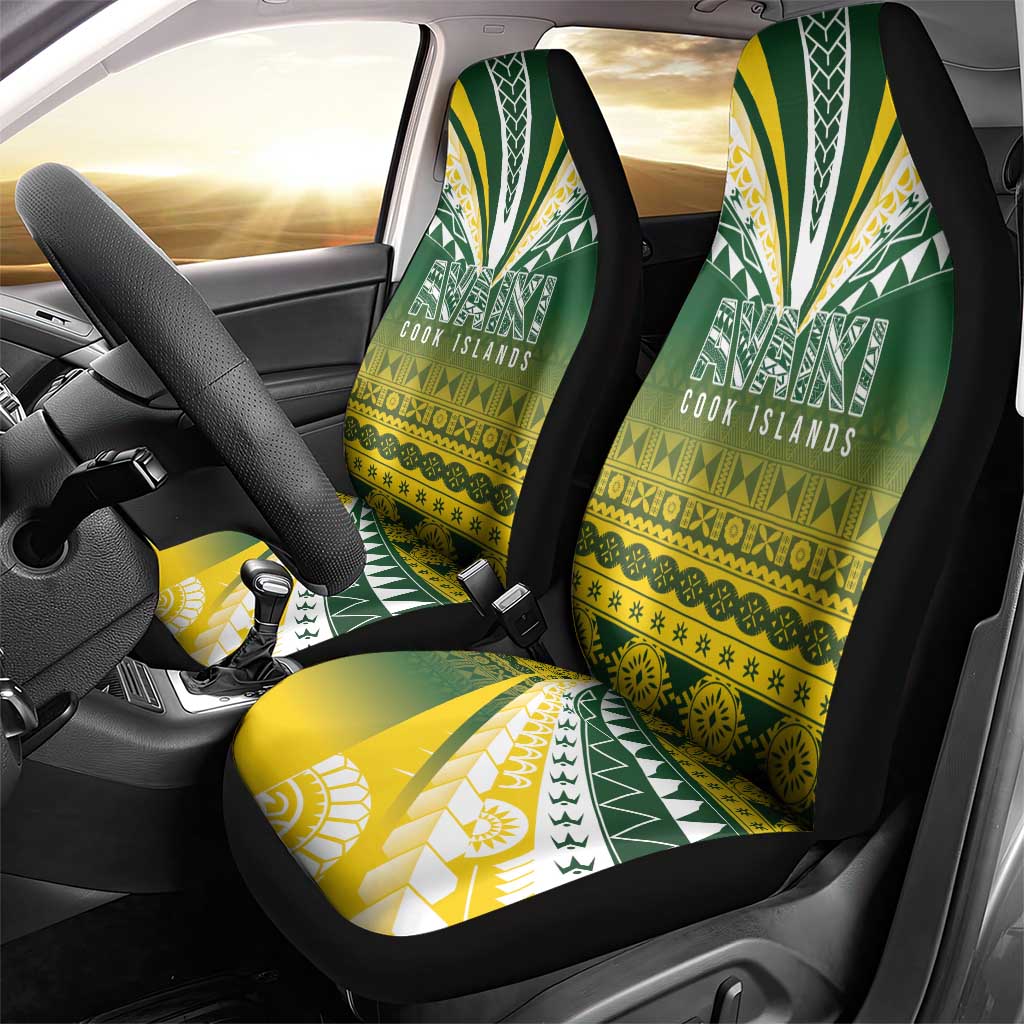 Cook Islands Rugby Car Seat Cover Kuki Avaiki - Polynesian Pride