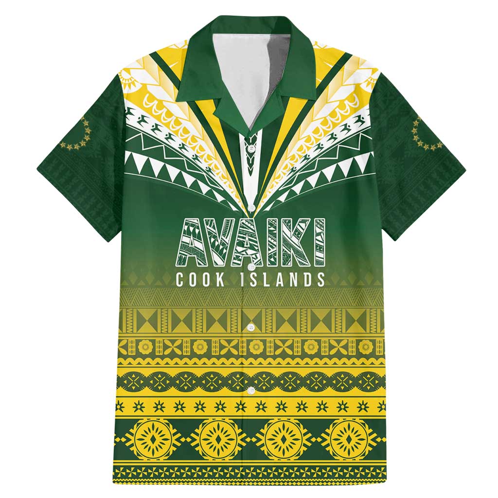 Cook Islands Rugby Custom Family Matching Mermaid Dress and Hawaiian Shirt Kuki Avaiki - Polynesian Pride