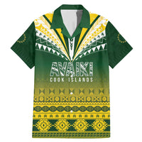 Cook Islands Rugby Custom Family Matching Mermaid Dress and Hawaiian Shirt Kuki Avaiki - Polynesian Pride