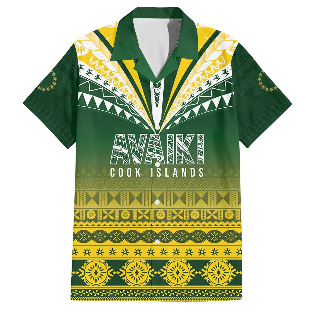 Cook Islands Rugby Custom Family Matching Puletasi and Hawaiian Shirt Kuki Avaiki - Polynesian Pride