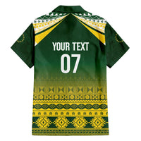 Cook Islands Rugby Custom Family Matching Tank Maxi Dress and Hawaiian Shirt Kuki Avaiki - Polynesian Pride