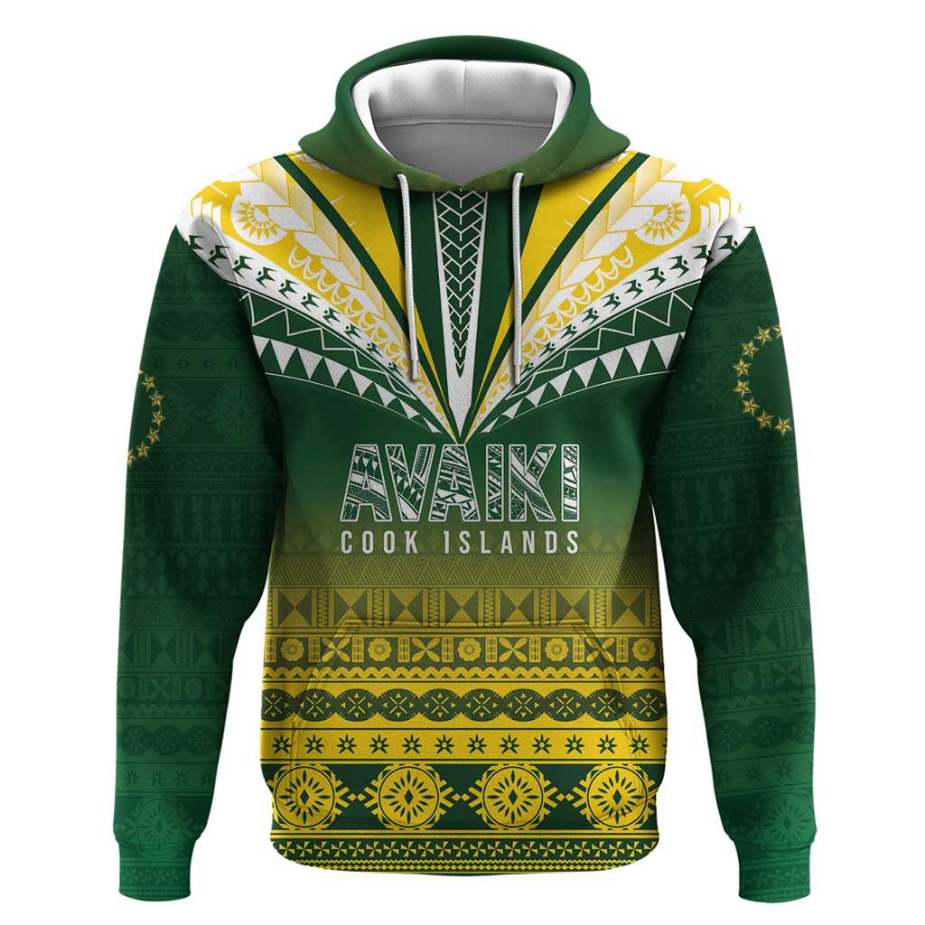 Cook Islands Rugby Custom Hoodie Kuki Avaiki - Polynesian Pride
