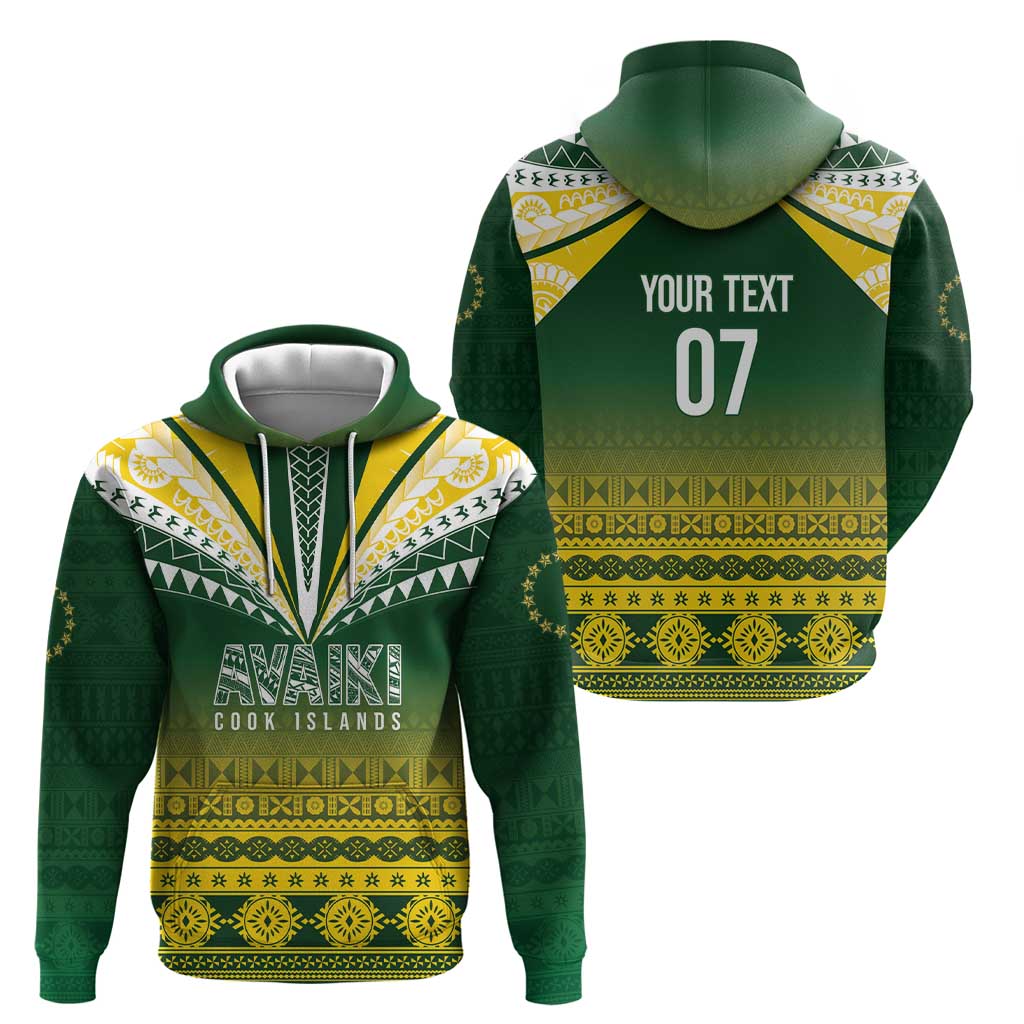 Cook Islands Rugby Custom Hoodie Kuki Avaiki - Polynesian Pride