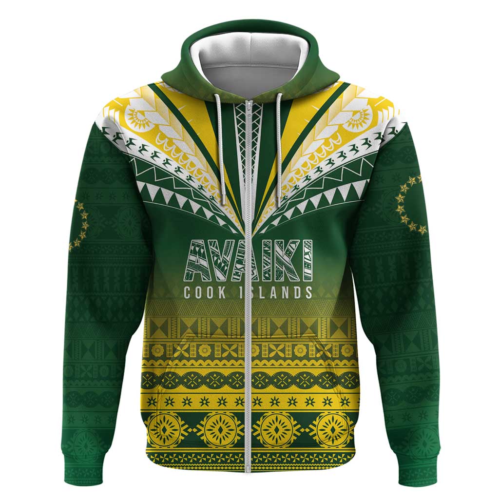 Cook Islands Rugby Custom Hoodie Kuki Avaiki - Polynesian Pride