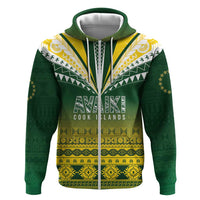 Cook Islands Rugby Custom Hoodie Kuki Avaiki - Polynesian Pride