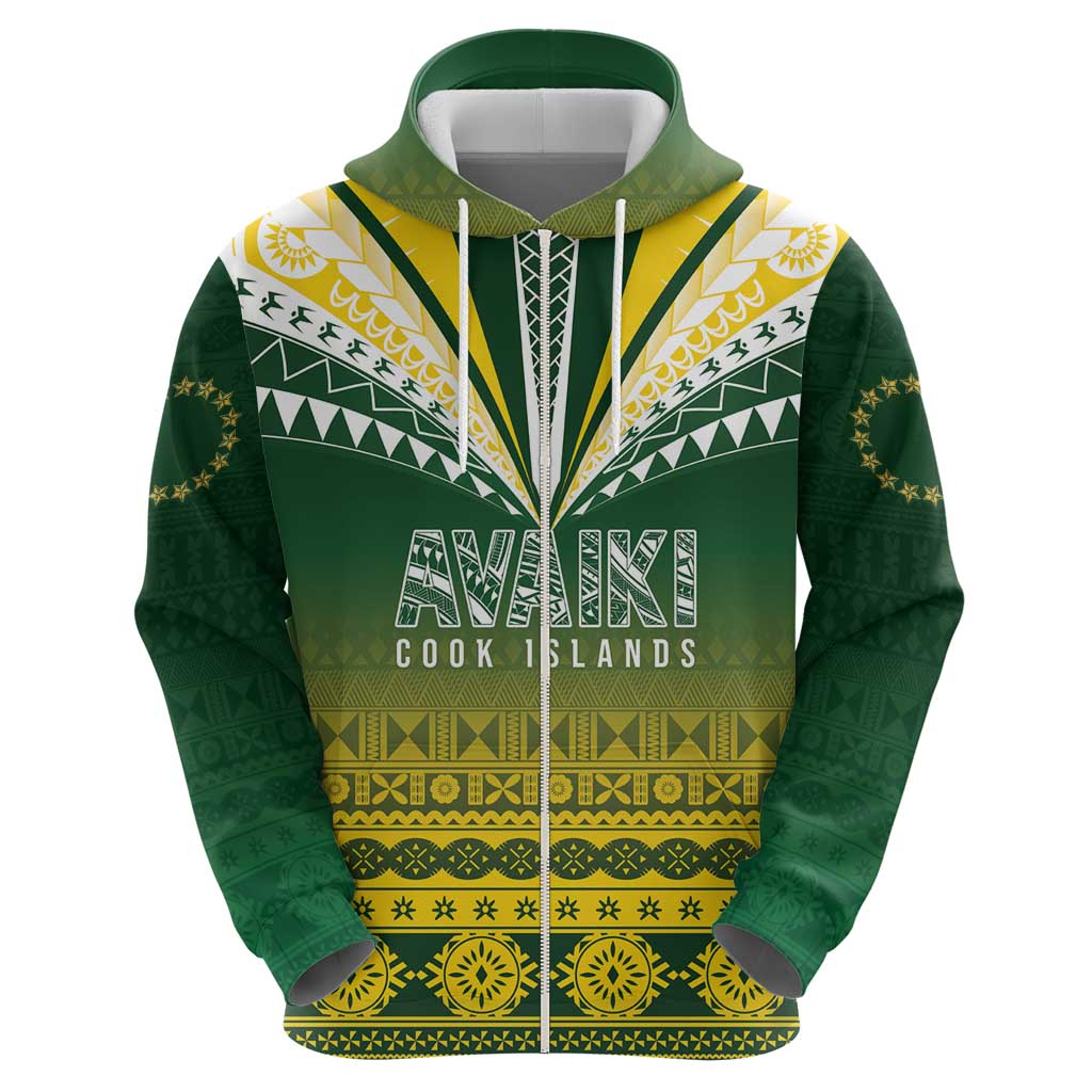 Cook Islands Rugby Custom Hoodie Kuki Avaiki - Polynesian Pride