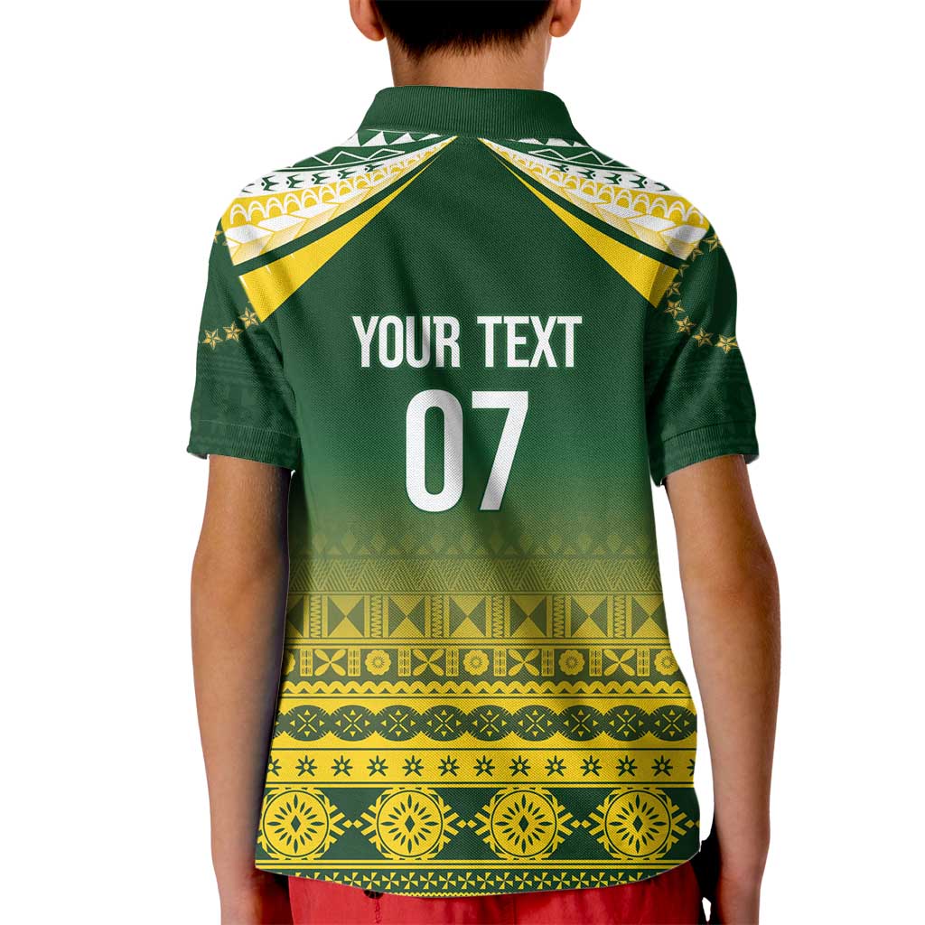Cook Islands Rugby Custom Kid Polo Shirt Kuki Avaiki - Polynesian Pride