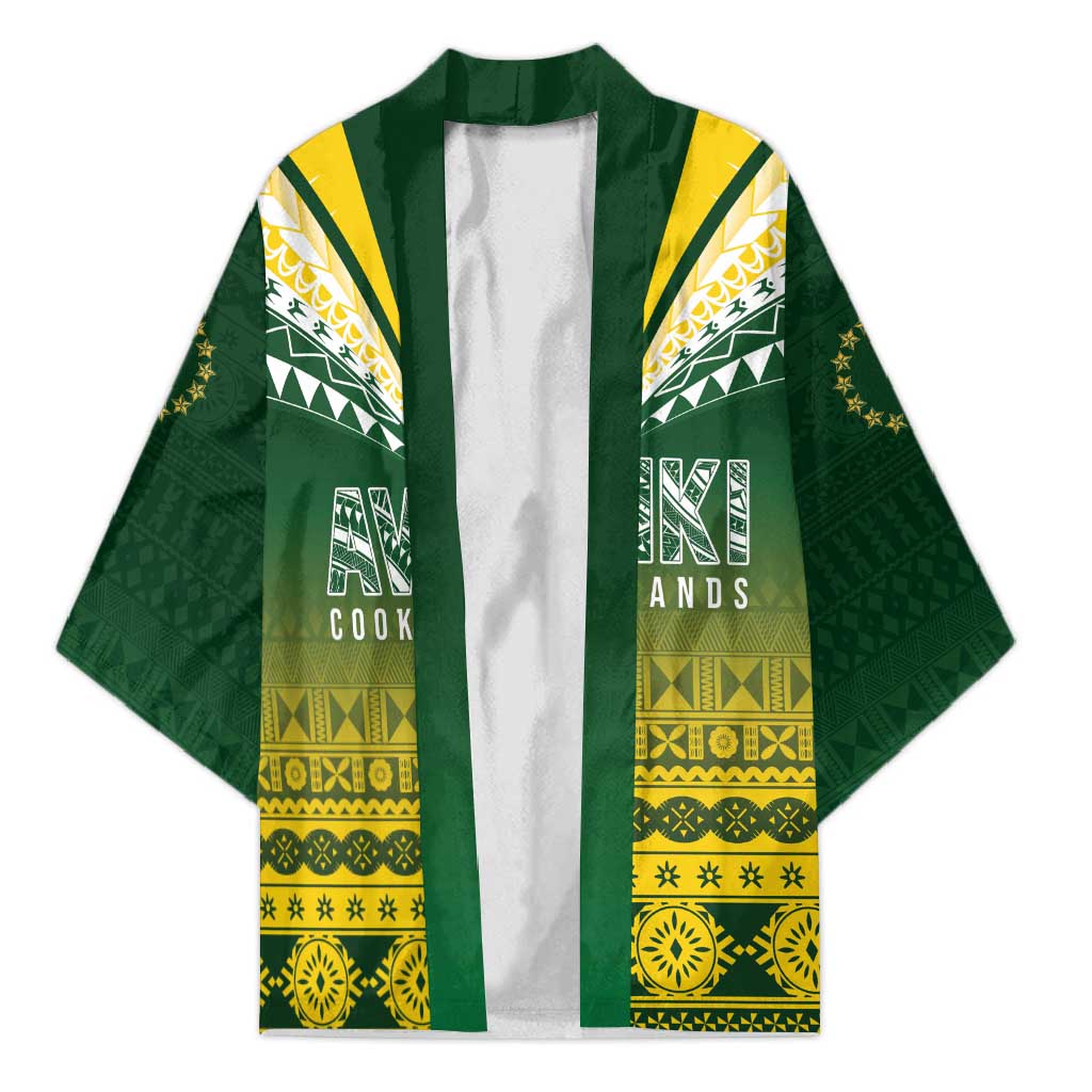 Cook Islands Rugby Custom Kimono Kuki Avaiki - Polynesian Pride