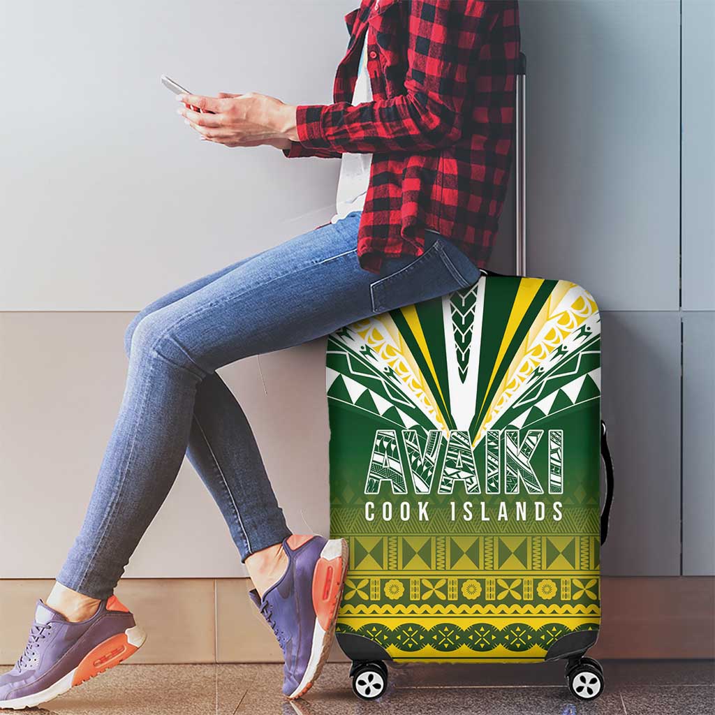 Cook Islands Rugby Luggage Cover Kuki Avaiki - Polynesian Pride