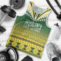 Cook Islands Rugby Custom Men Tank Top Kuki Avaiki LT7 - Polynesian Pride
