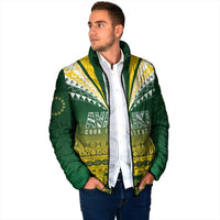 Cook Islands Rugby Custom Padded Jacket Kuki Avaiki - Polynesian Pride