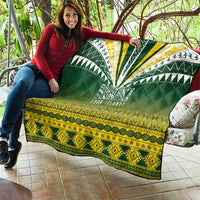 Cook Islands Rugby Quilt Kuki Avaiki - Polynesian Pride